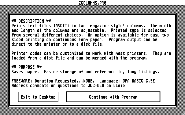 2 Columns