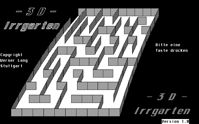 3-D Irrgarten