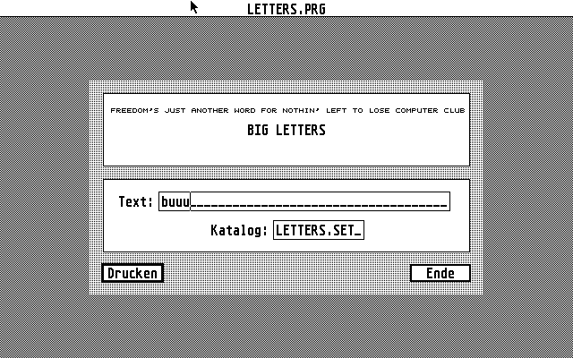 Big Letters