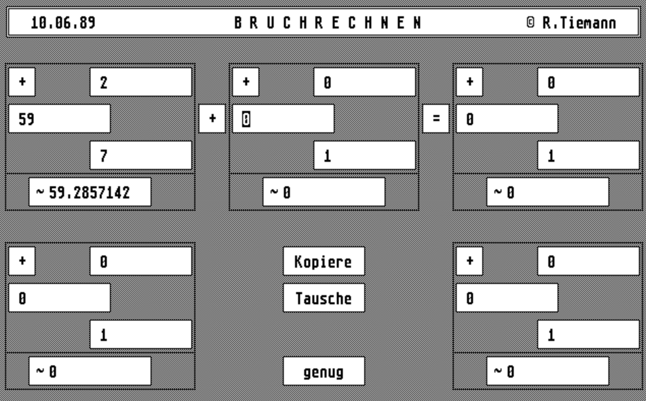 Bruchrechnen