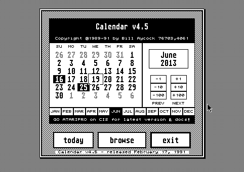 Calendar
