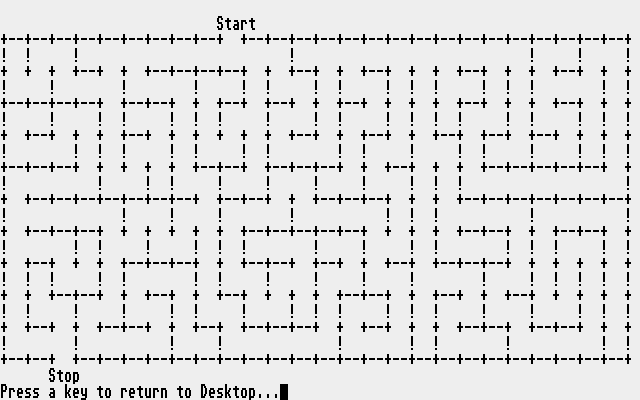 Computer Maze Maker