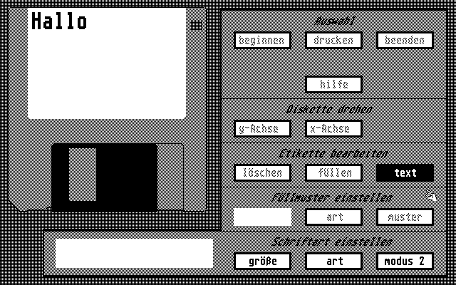 Disk-Druck
