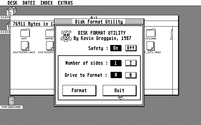 Disk Format Utility