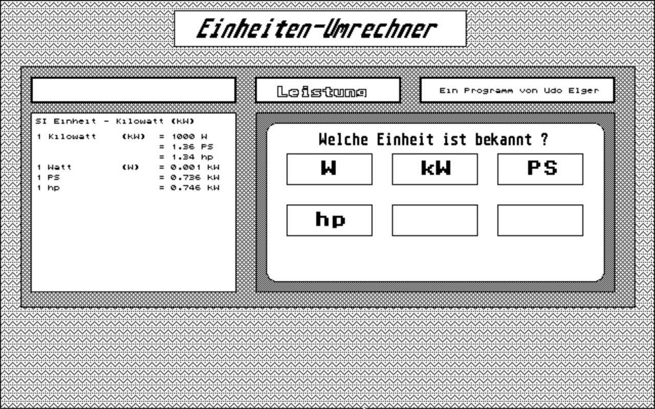 Einheiten-Umrechner