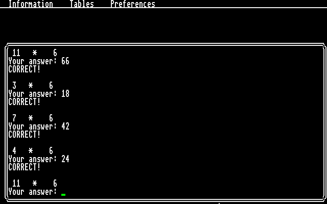 Flip Flop Frog's STOS Tables Test