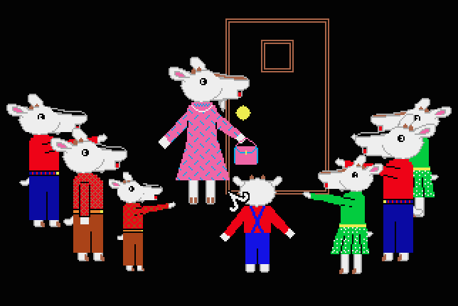 Der Wolf und die 7 Geisslein