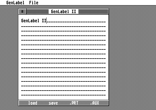 GenLabel II