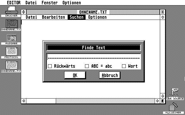 GFA Basic 4.0 Editor