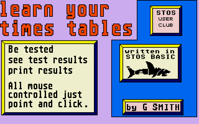 Learn your Times Tables