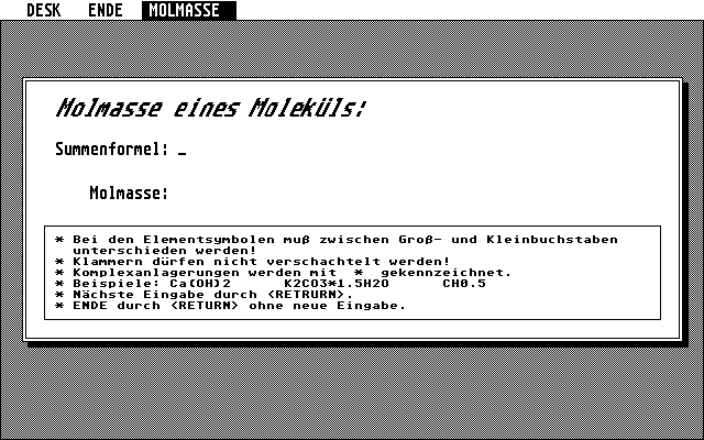 Molmasse
