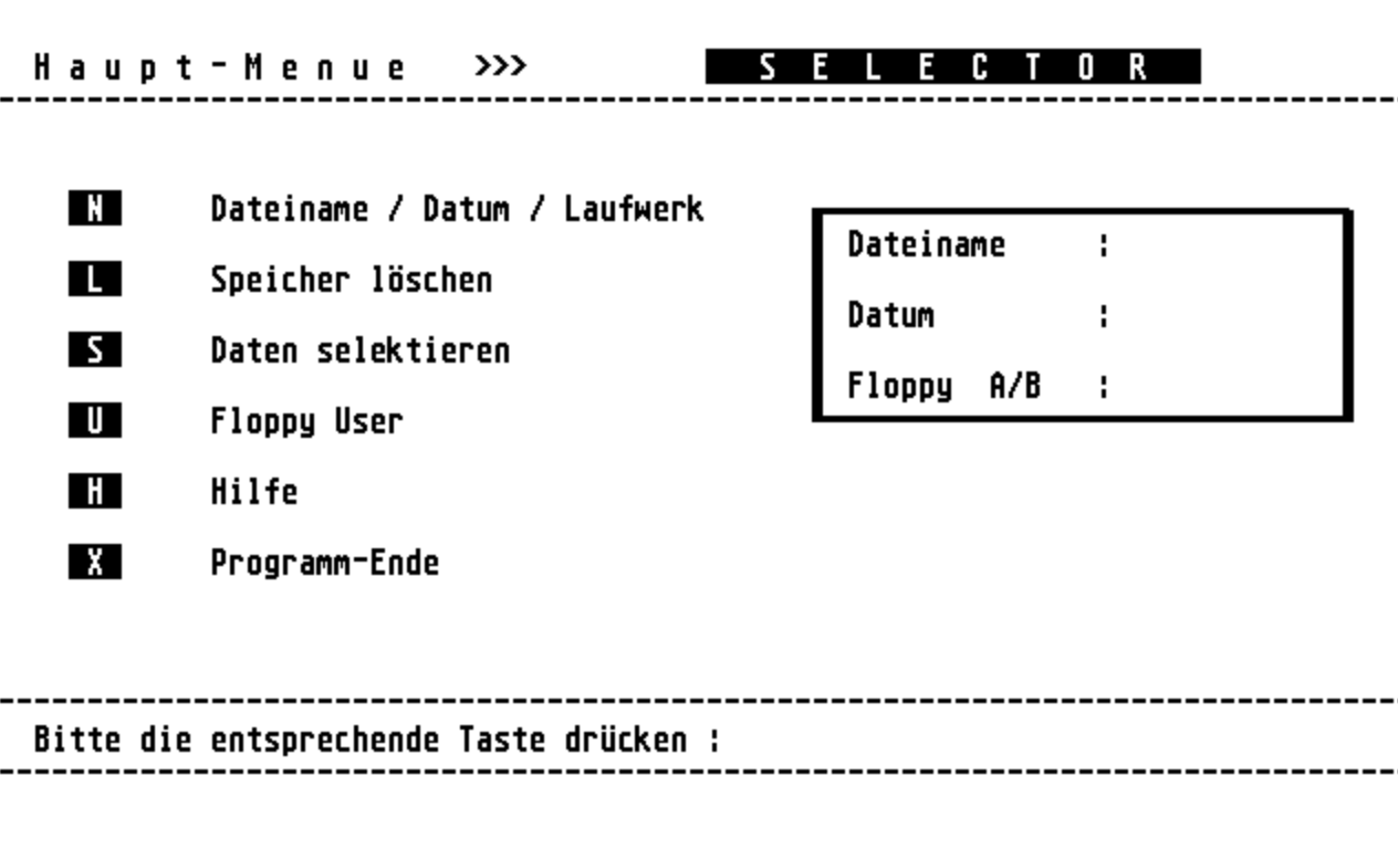Selector