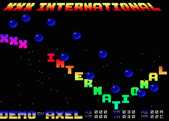 XXX International Demo
