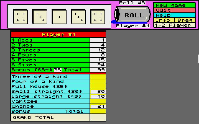 Yahtzee (Martin)