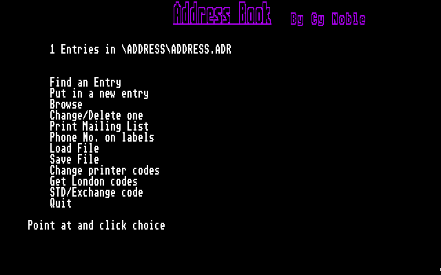 Address Book