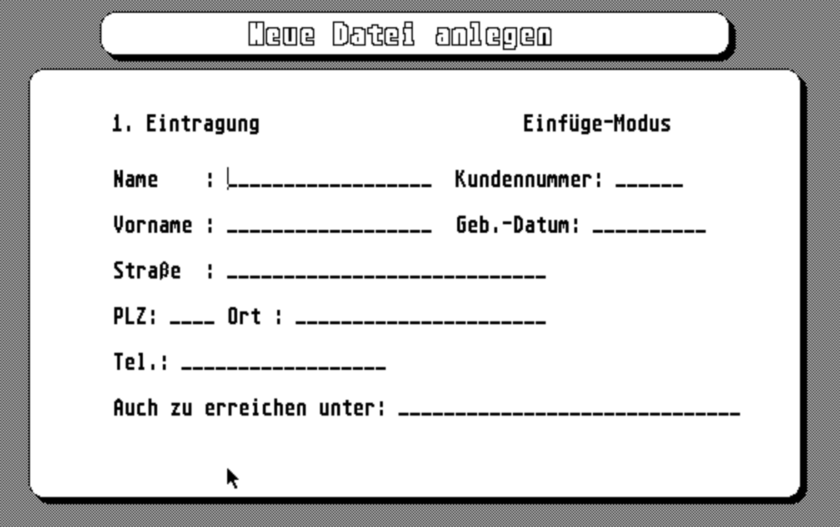 Adress-Verwaltung