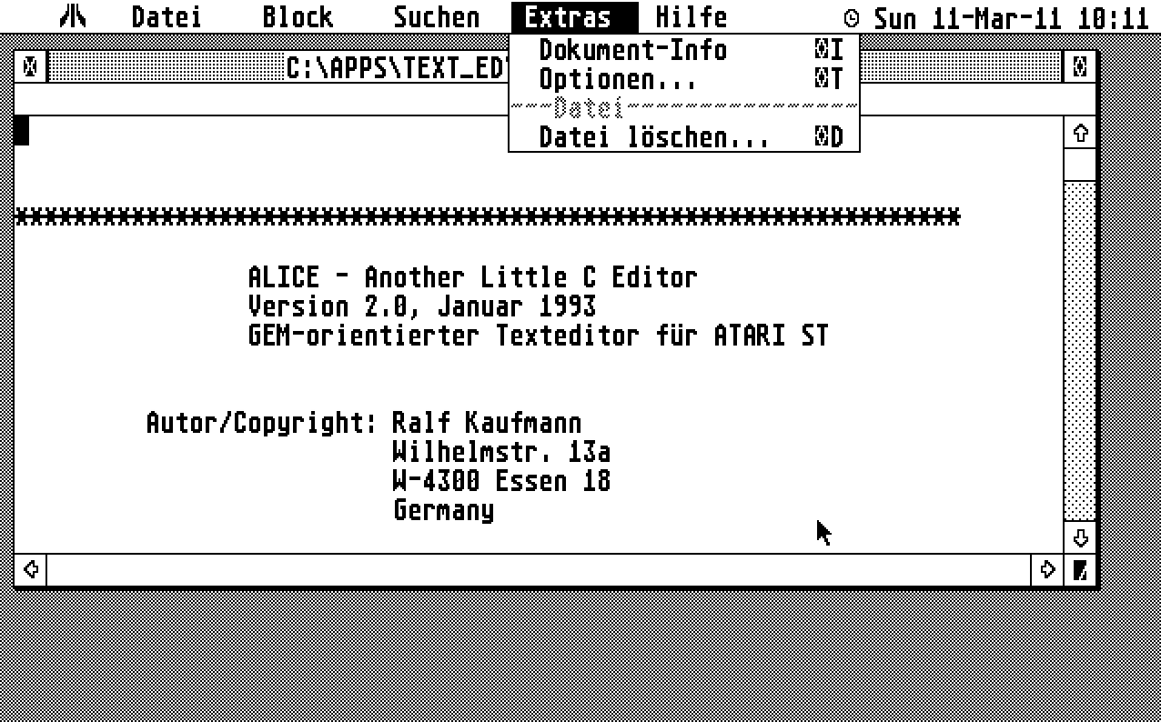 Alice - Another Little C Editor