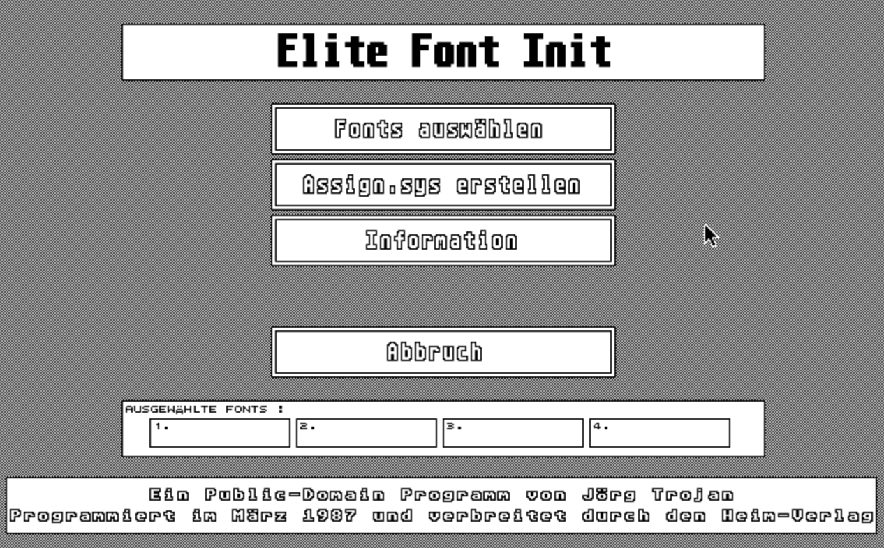 Degas Elite Font Maker