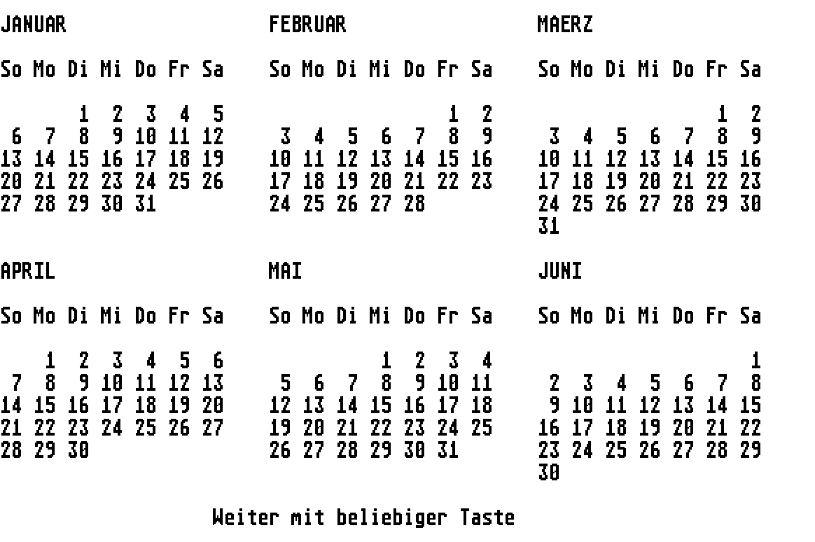 Kalender (Jung)
