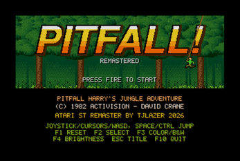 Pitfall ST Remastered