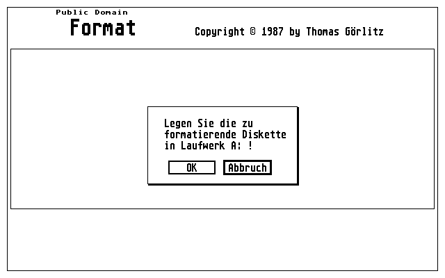 Public Domain Format