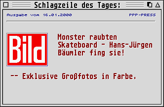 Schlagzeile