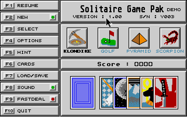 Solitaire Game Pak