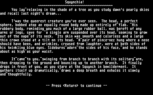 Squynchia!