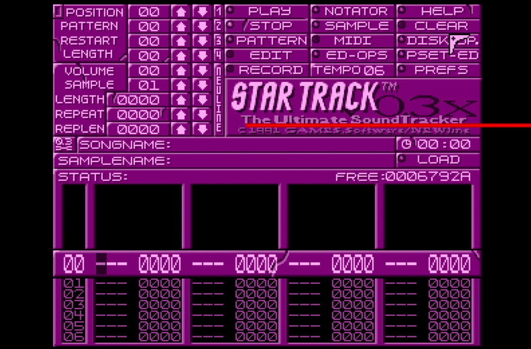 StarTrack Soundtracker
