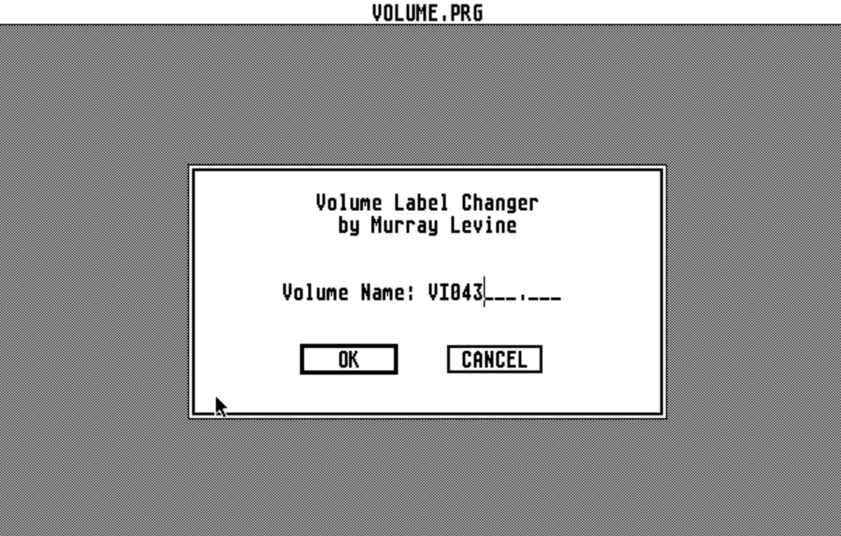Volume Label Changer