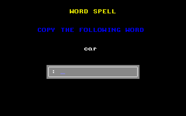 Word Spell