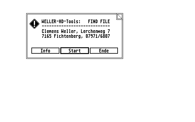 Weller HD Tools: Find File