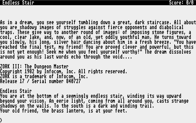 Zork III: The Dungeon Master